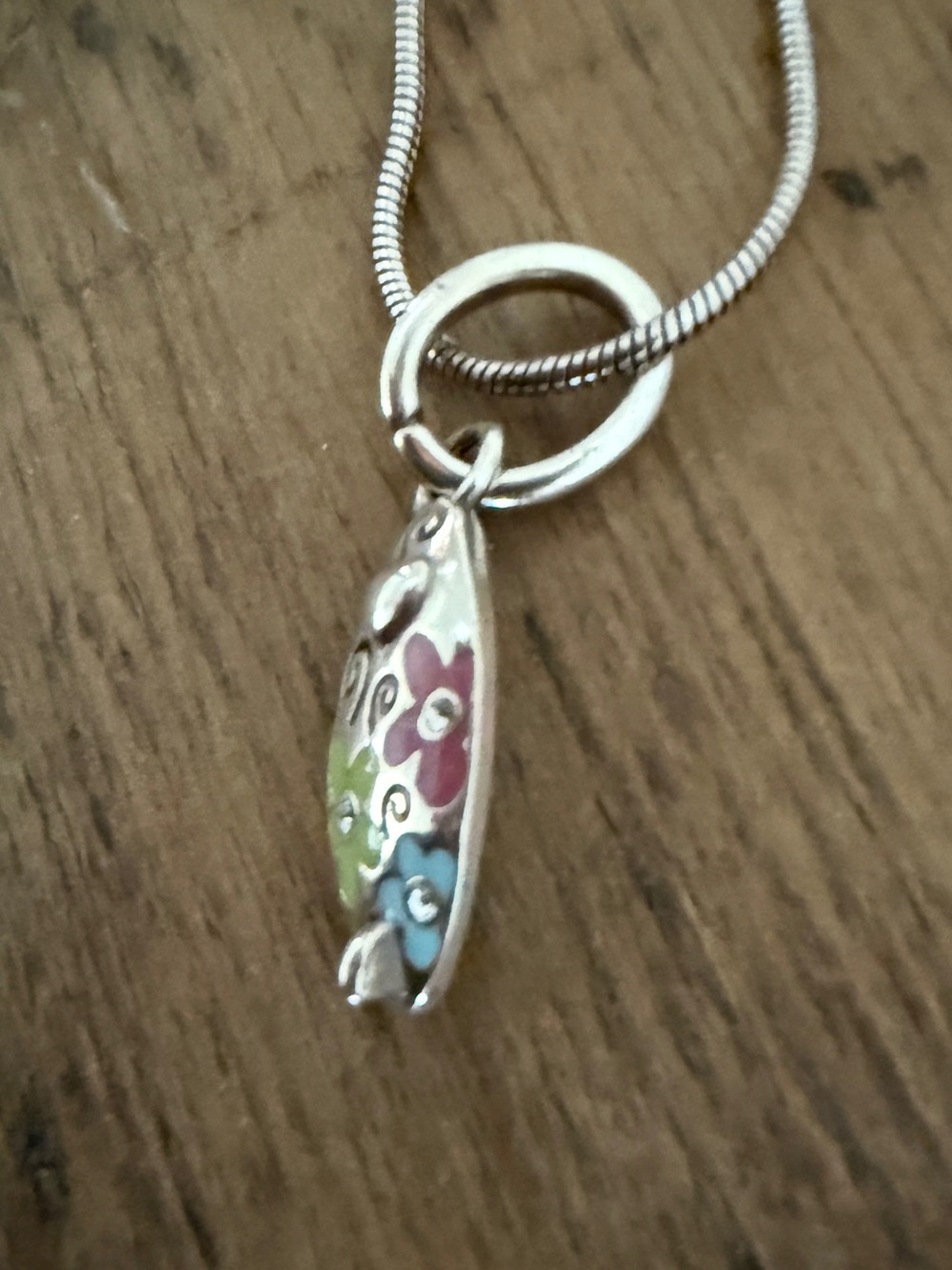 NWT Brighton Surf’s Up Silver Mini Charm Chain Necklace
